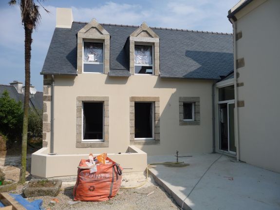 Extension de maison près de Brest dans le Finistère
