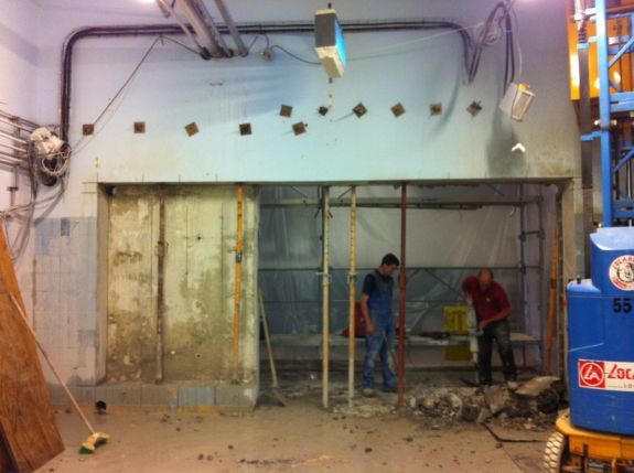 Chantier de démolition / rénovation