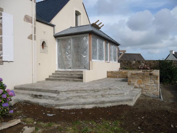 Aménagement extérieur dans le Finistère